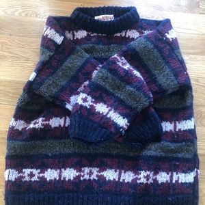 Vintage knit wool sweater